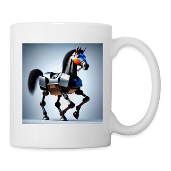 Roboterpferd Version 2 - Tasse - Weiß - Rechts