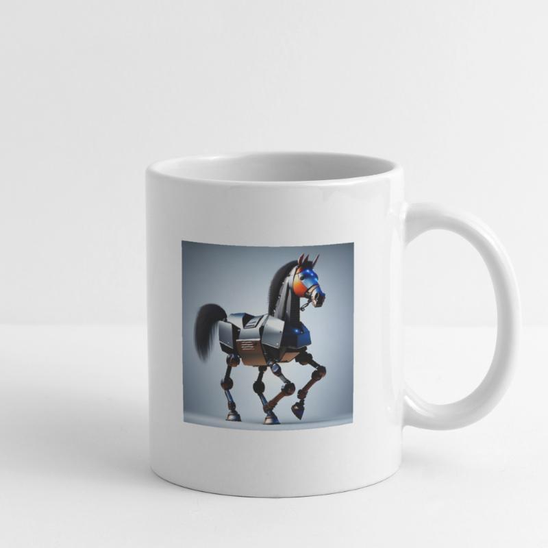 Robot Cheval Version 2 Mug blanc