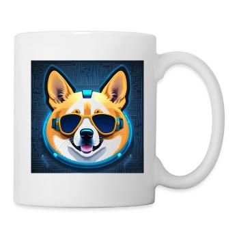 Cooler Corgi - Tasse - Weiß - Rechts