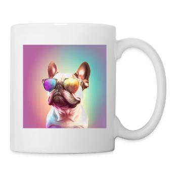 french bulldog - Tasse - Weiß - Rechts
