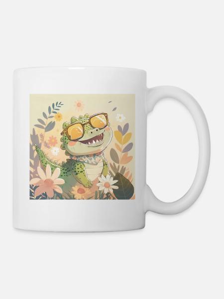 Baby Crocodile - Mug - white