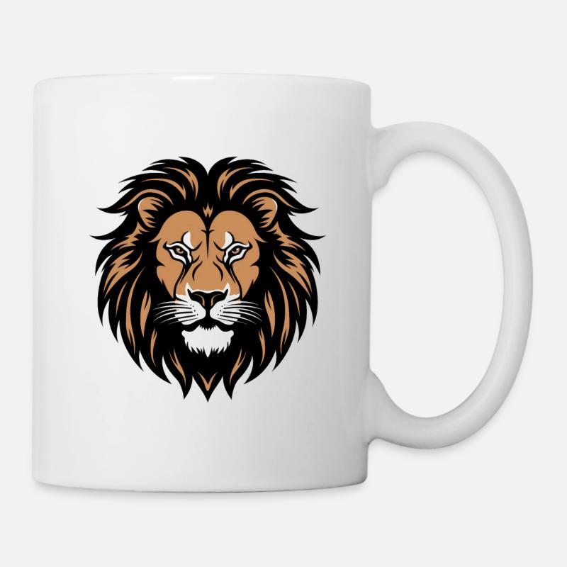 Lion - Mug blanc - blanc