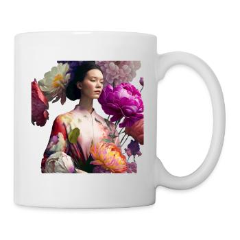 Geisha in Kimono Gift - Mug - white - Right