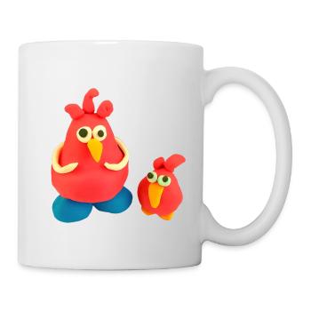 crazy chickens - Mug - white - Right
