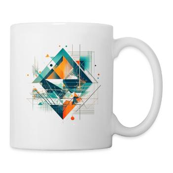 Cool Geometric Ethnic Motif - Mug - white - Right