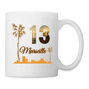Marseille 13 - Tasse - Weiß - Rechts
