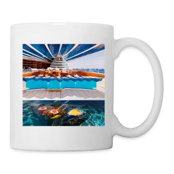 Urlaub am Meer - Tasse - Weiß - Rechts