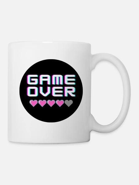 Game Over Geek - Mug blanc - blanc