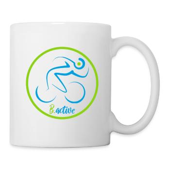 Bactive.nrw Teamlogo - Tasse - Weiß - Rechts