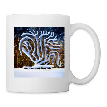 Alter Baum im Winter - Tasse - Weiß - Rechts