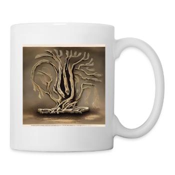 last day of old tree before being cut down - Mug - white - Right