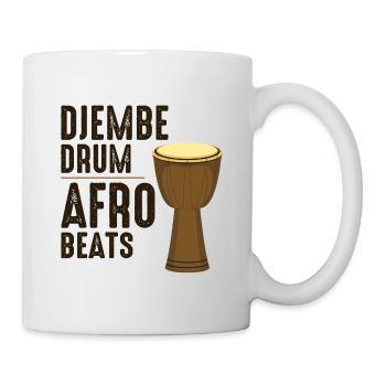 Djembe Player Drummer Music Drum Musician - Mug - white - Right