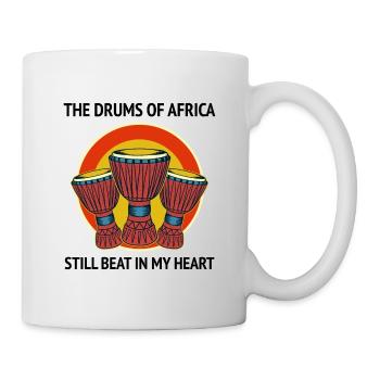 Djembe Player Drummer Music Drum Musician - Mug - white - Right