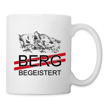 Bergbegeistert - Tasse - Weiß - Rechts