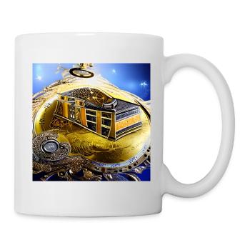 Clock abstraction - Mug - white - Right