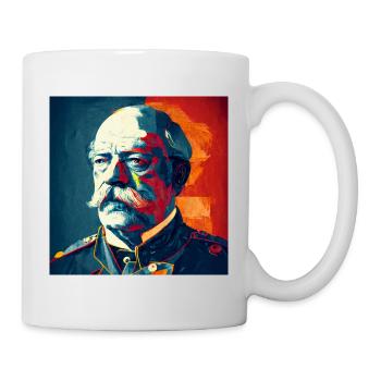 Otto von Bismarck Pop Art - Mug - white - Right