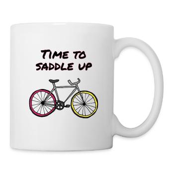 Time to saddle up - Mug - white - Right