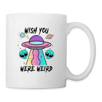 Wish You Were Weird - Mug - white - Right