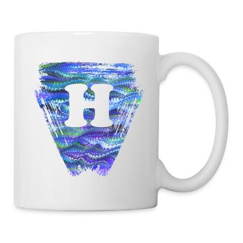 Triangle E 103 h - Mug blanc - blanc - Droite
