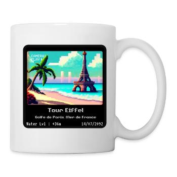 Eiffel Tower Gulf of Paris Sea of France - Mug - white - Right