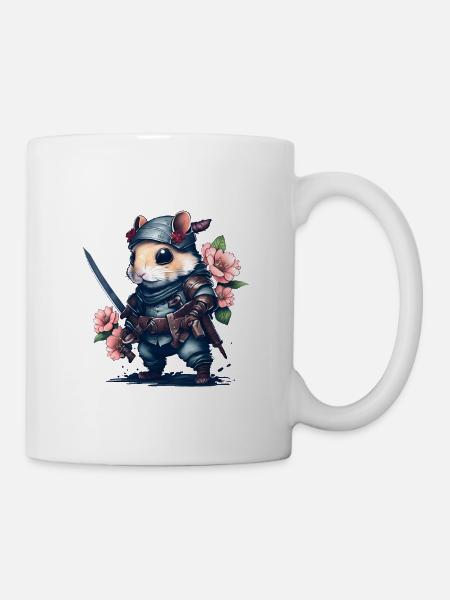 Le hamster ninja – incroyable et inoubliable - Mug blanc - blanc