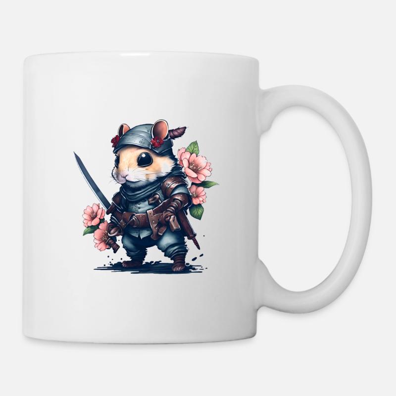 Le hamster ninja – incroyable et inoubliable - Mug blanc - blanc
