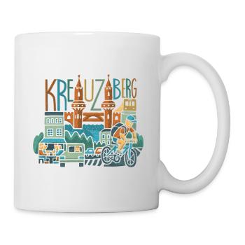 Kreuzberg color - Tasse - Weiß - Rechts