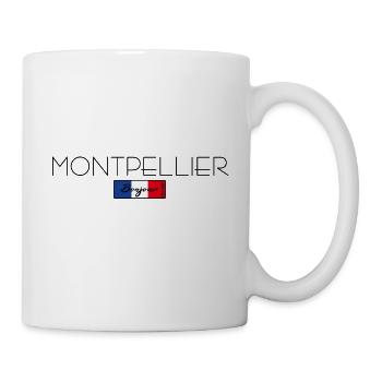 MONTPELLIER FRANKREICH URLAUB SOMMER PARTY (b) - Tasse - Weiß - Rechts