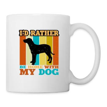 Grand Anglo Francais Blanc Et Noir Dog Lover - Mug - white - Right