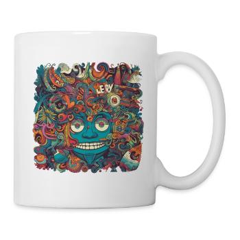 Psychedelic explosion - surrealist motif - Mug - white - Right