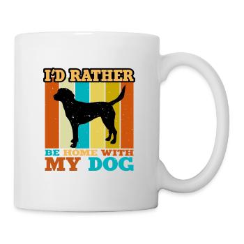 Harrier Dog Lover Silhouette Vintage Sunset - Mug blanc - blanc - Droite