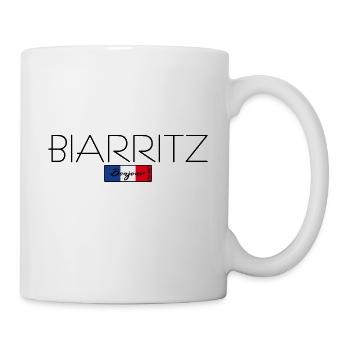 BIARRITZ FRANCE HOLIDAY SUMMER PARTY (b) - Mug - white - Right