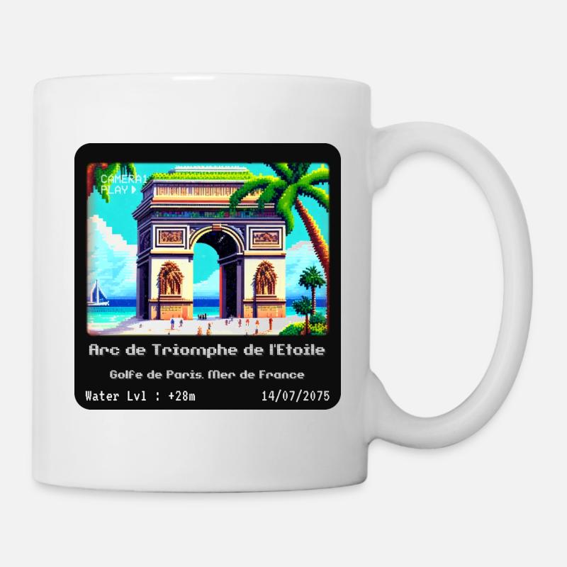 Arc de triomphe de l'Étoile - Mug blanc - blanc