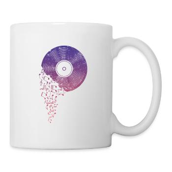 Musique Vinyle Disque DJ - Mug blanc - blanc - Droite