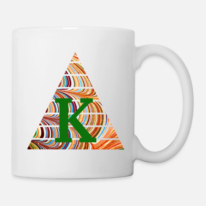 dreieck e 56 k - Tasse - Weiß