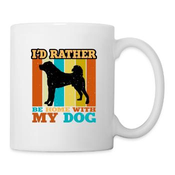 Kangal Dog Lover Silhouette Vintage Sunset - Mug blanc - blanc - Droite
