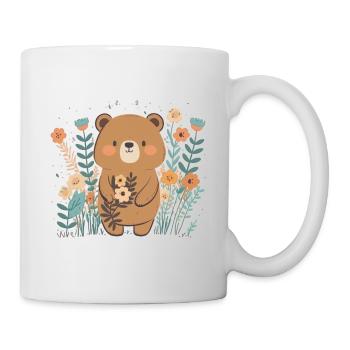 Süßer Teddy Bär - Tasse - Weiß - Rechts