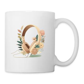 Le nouveau Flower Headset 3 - Mug blanc - blanc - Droite