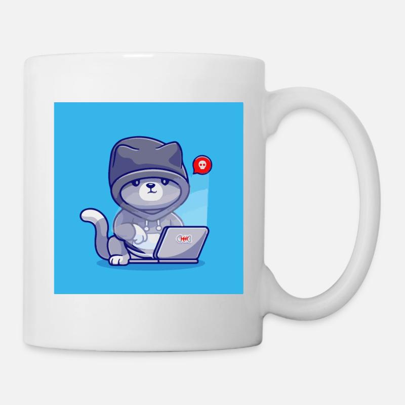 hacker design - Mug blanc - blanc