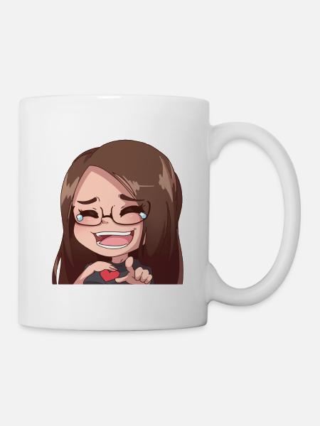 Lachende Lynn - Tasse - Weiß