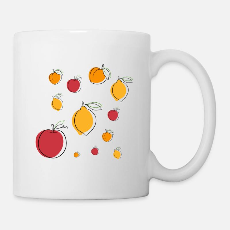 Obstparty! - Tasse - Weiß