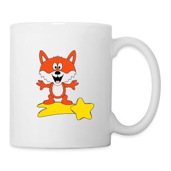 STERNSCHNUPPE - TIER - FUCHS - KIND - BABY - Tasse - Weiß - Rechts