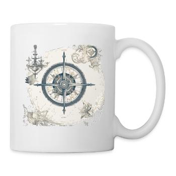 Old nautical chart - Mug - white - Right