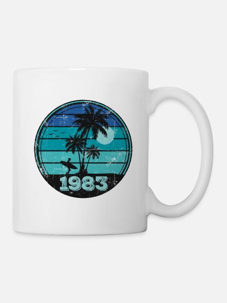 1983 40. Geburtstag - Tasse - Weiß