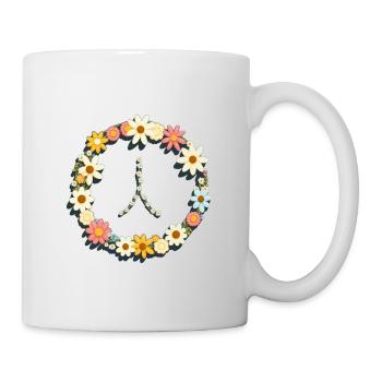 Peace Flower Power 1 - Mug - white - Right