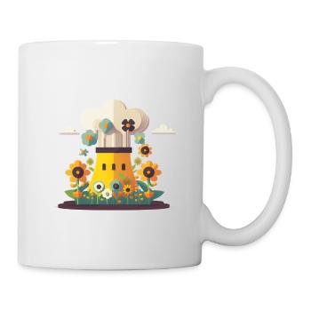 Flower Power Green Energy 3 - Mug - white - Right