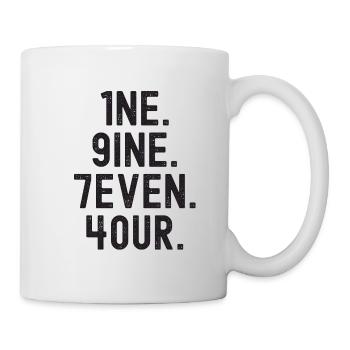 1974 Année de naissance - Mug blanc - blanc - Droite