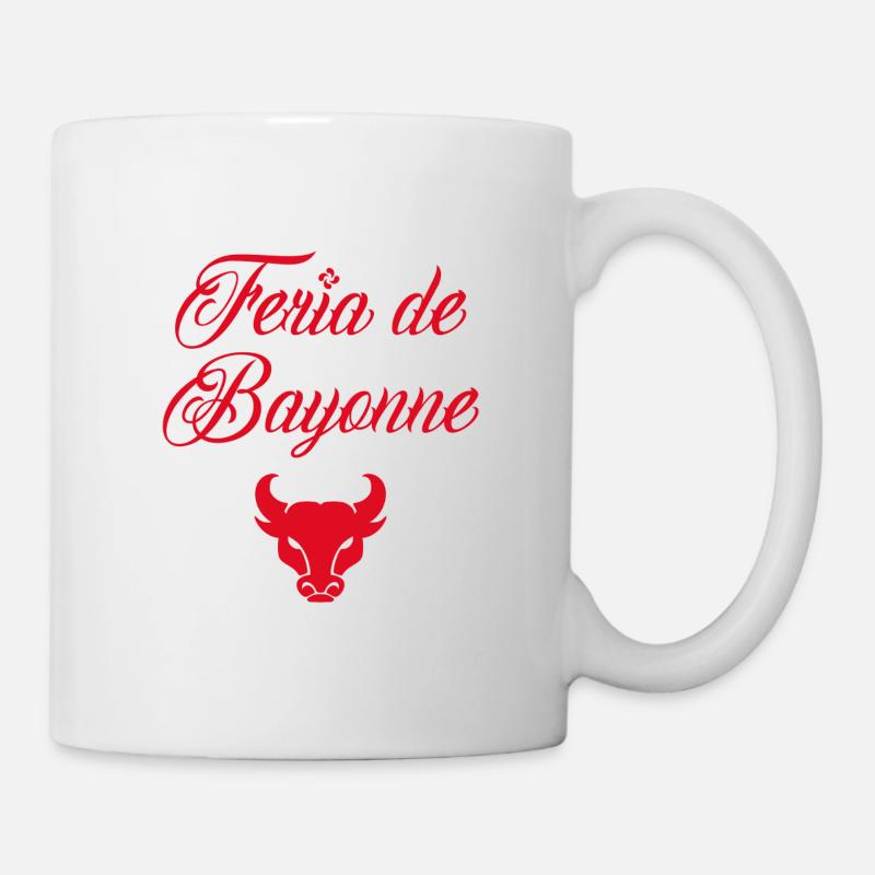 Feria de Bayonne idée cadeau - Mug blanc - blanc