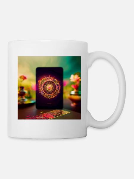 Das Glücksrad - Tasse - Weiß