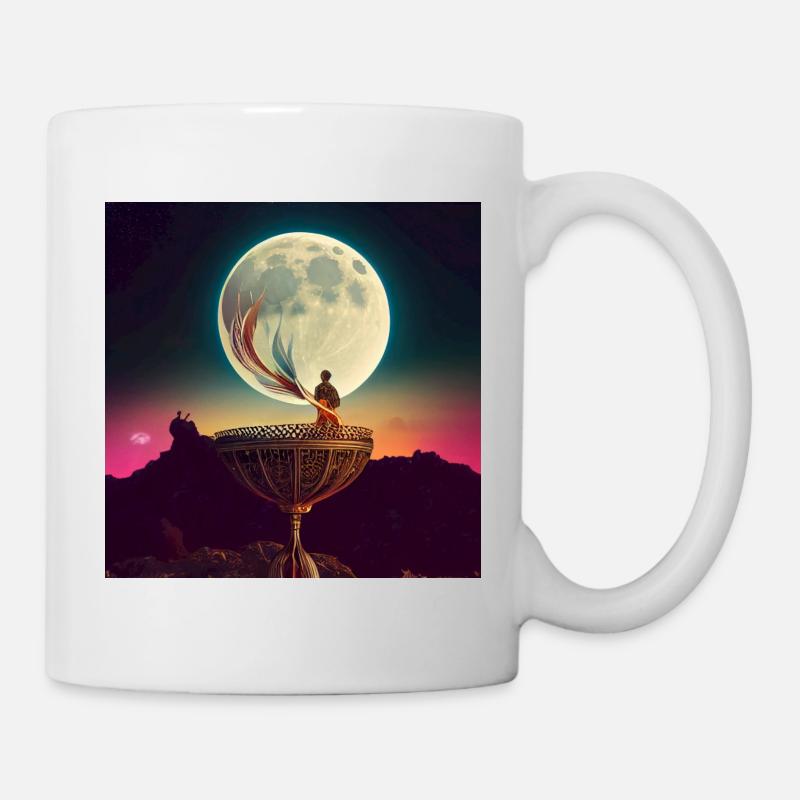 La Lune - Mug blanc - blanc
